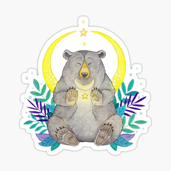 Moon Bear Sticker