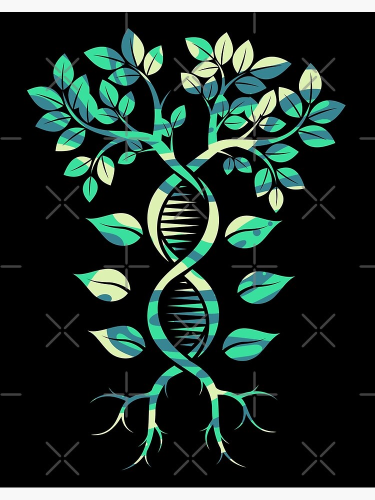 Geek Tropical Science DNA Molecules Dark Navy Button Up Shirt