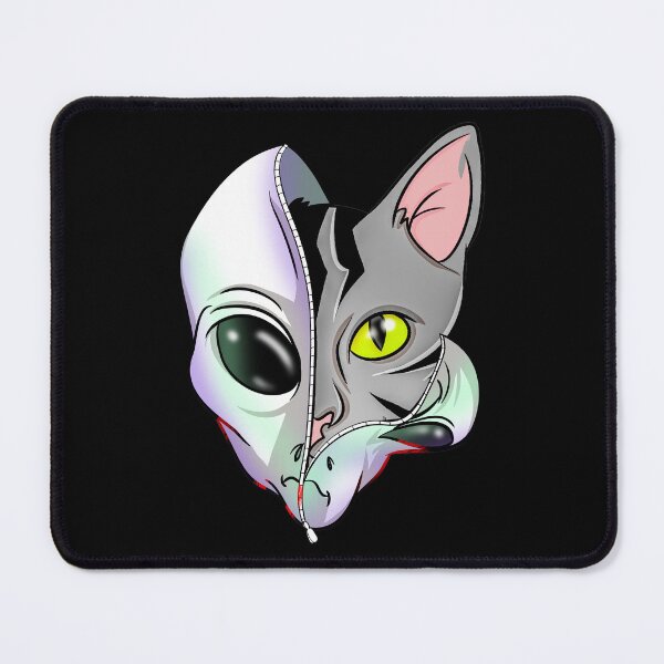 Item preview, Space Alien Cat designed and sold by BlackSheepEllis.