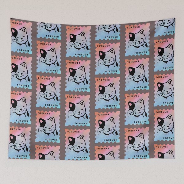 Item preview, Forever Cat Stamp designed and sold by PurrfectLuv.