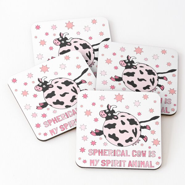 Item preview, Spherical Cow is my spirit animal designed and sold by i-cottagedesign.