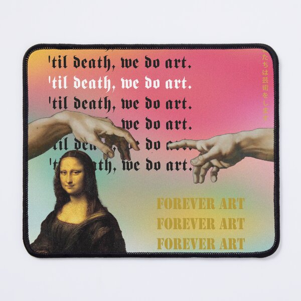 Item preview, 'Til Death, we do art. Forever Art. the creation of Adam. Monalisa. designed and sold by TZBINOU.