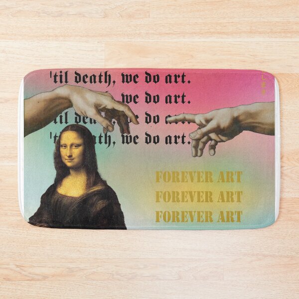 Item preview,  'Til Death, we do art. Forever Art. the creation of Adam. Monalisa. designed and sold by TZBINOU.
