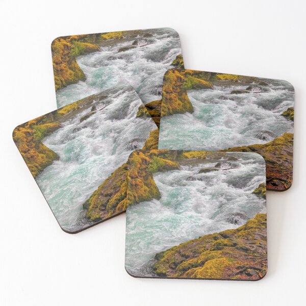 Item preview, McKenzie River Canvas Print, by DAM Creative, designed and sold by DAM Creative ⭐⭐⭐⭐⭐.