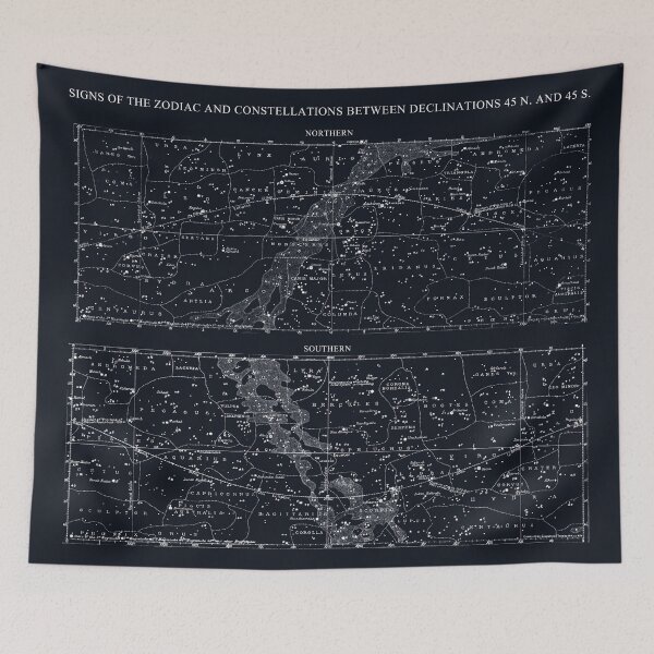 Item preview, Constellations Zodiac Star Map designed and sold by ind3finite.