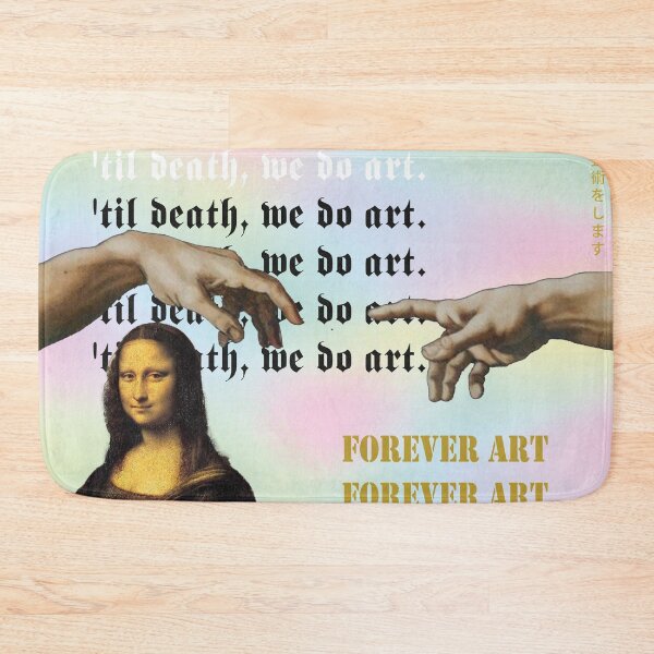 Item preview,  'Til Death, we do art. Forever Art. the creation of Adam. Monalisa. designed and sold by TZBINOU.