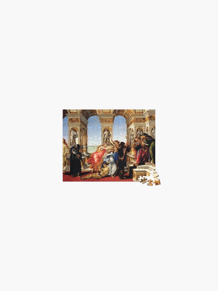 Thumbnail 1 of 2, Jigsaw Puzzle, Calumny of Apelles by Sandro Botticelli designed and sold by DragonXX.