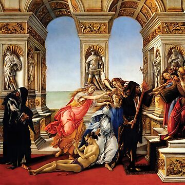 Artwork thumbnail, Calumny of Apelles by Sandro Botticelli by DragonXX