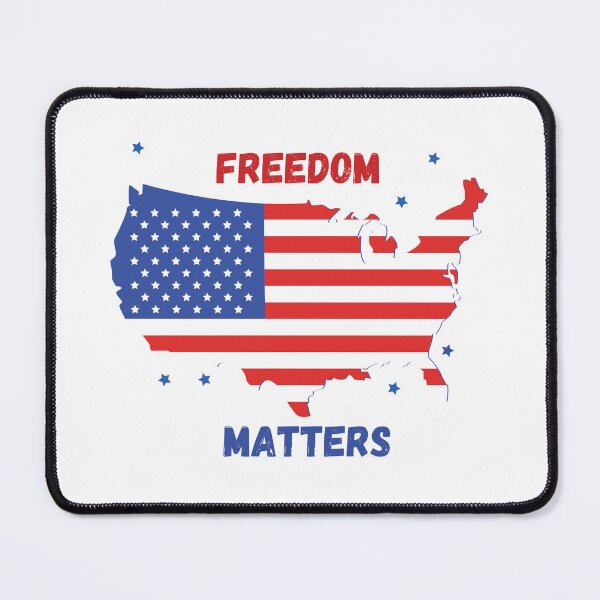 Item preview, freedom matters Independence Day 4th of july designed and sold by MizMed ⭐⭐⭐⭐⭐.