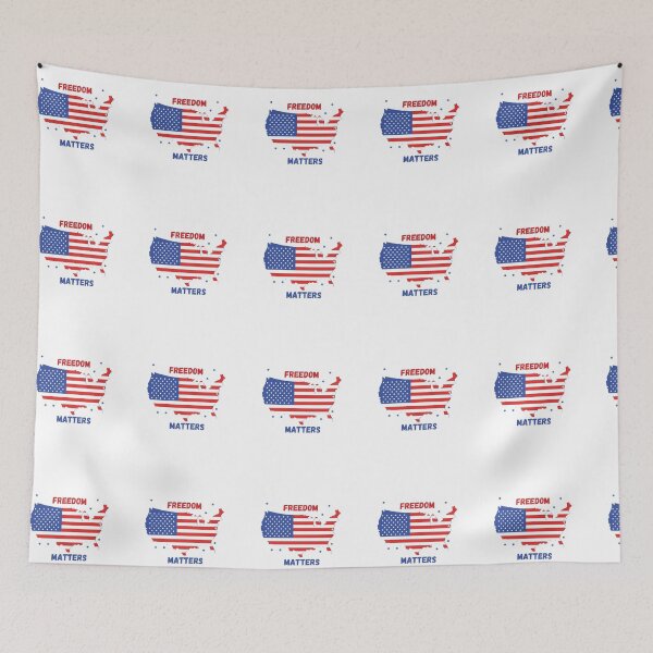 Item preview, freedom matters Independence Day 4th of july designed and sold by MizMed ⭐⭐⭐⭐⭐.