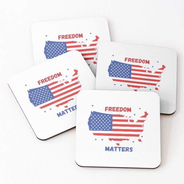 Item preview, freedom matters Independence Day 4th of july designed and sold by MizMed ⭐⭐⭐⭐⭐.