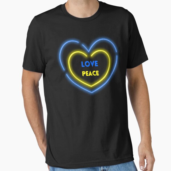 Item preview, Copy of ukraine love love peace peace Artist profit To Ukrainian Army And Refugee Crisis Eurovision Kyiv Stand With Ukraine designed and sold by Tshirtk.