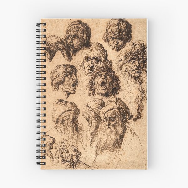 Item preview, Study of Eleven Heads - Jacques de Gheyn II - Northern Mannerism designed and sold by Geekcore666.