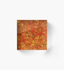 Fab Flowers Acrylic Block