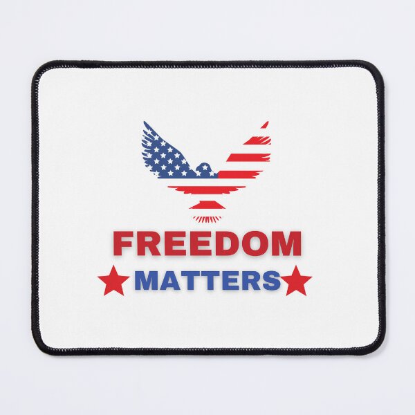 Item preview, freedom matters Independence Day 4th of july designed and sold by MizMed ⭐⭐⭐⭐⭐.
