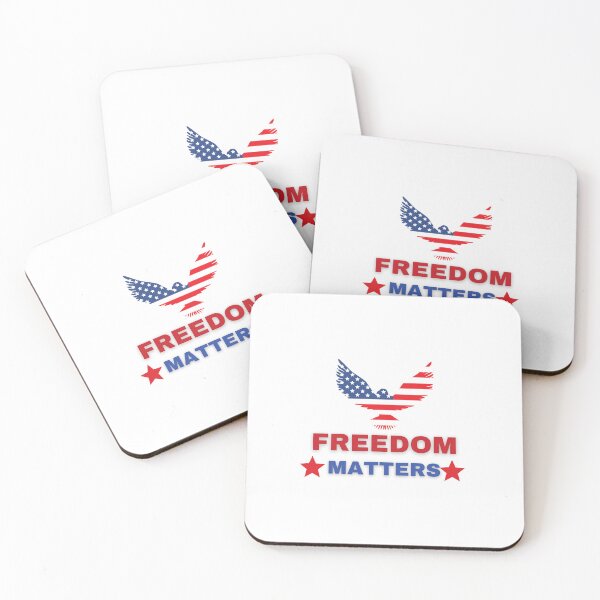 Item preview, freedom matters Independence Day 4th of july designed and sold by MizMed ⭐⭐⭐⭐⭐.