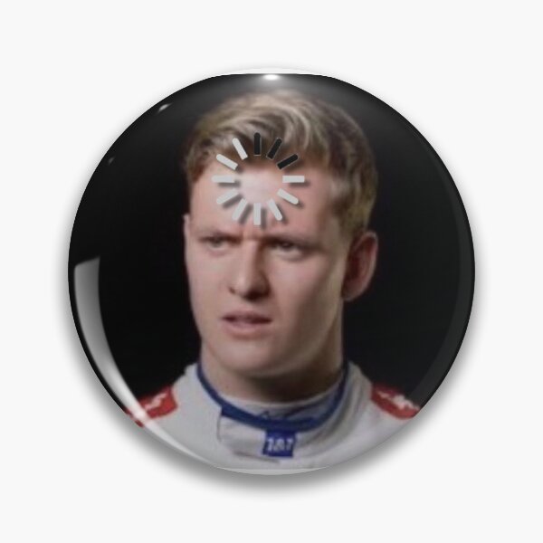 Item preview, Mick Schumacher Formula One Reaction Meme Sticker designed and sold by formula1memes.