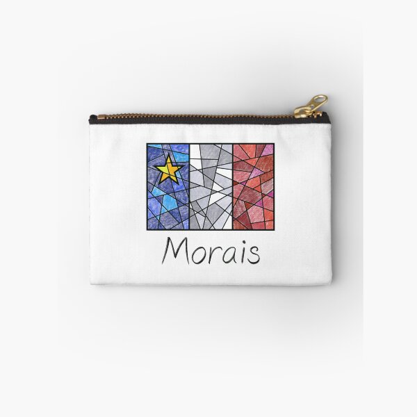 Item preview, Acadian Flag pastel mosaic Morais - Drapeau acadien mosaïque pastel vitrail Morais designed and sold by ColoursOfFrance.