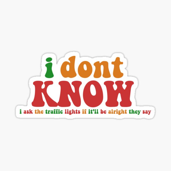 Taylor Swift Traffic Lights Sticker