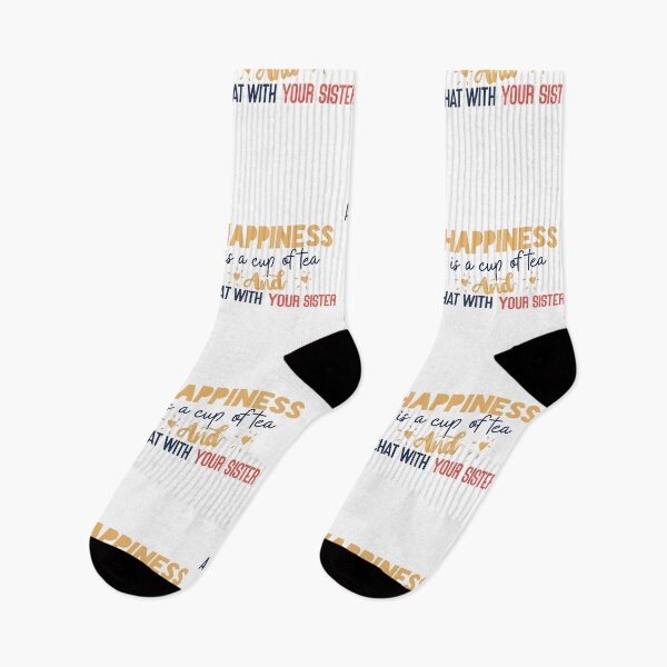 Item preview, Happiness is a cup of tea and a chat with your sister designed and sold by Badrart.