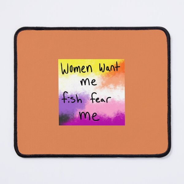 Item preview, Nonbinary Lesbian Pride Flag Enby Sapphic WlW wlw Trans Transgender Meme Women Want Me Fish Fear Me designed and sold by Spell-the-Bee.