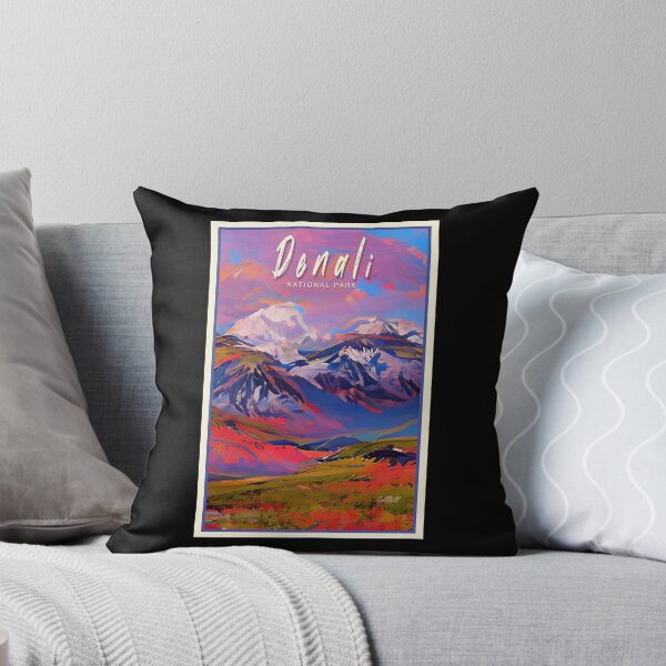 Item preview, Travel Alaska - Denali National Park designed and sold by CattlettArt.