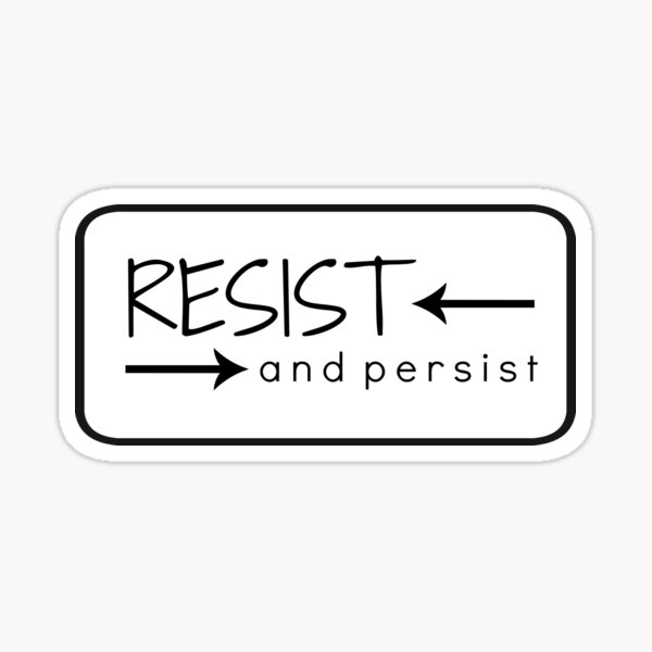 Vista previa del artículo con la obra «Resistir y persistir», diseñado y vendido por nyah14.