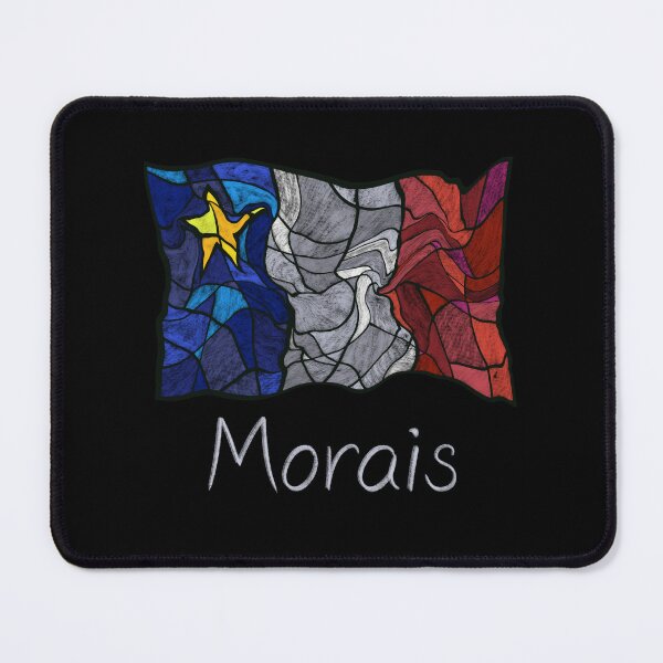 Item preview, Acadian Flag pastel liquid mosaic Morais - Drapeau acadien mosaïque liquide pastel vitrail Morais designed and sold by ColoursOfFrance.