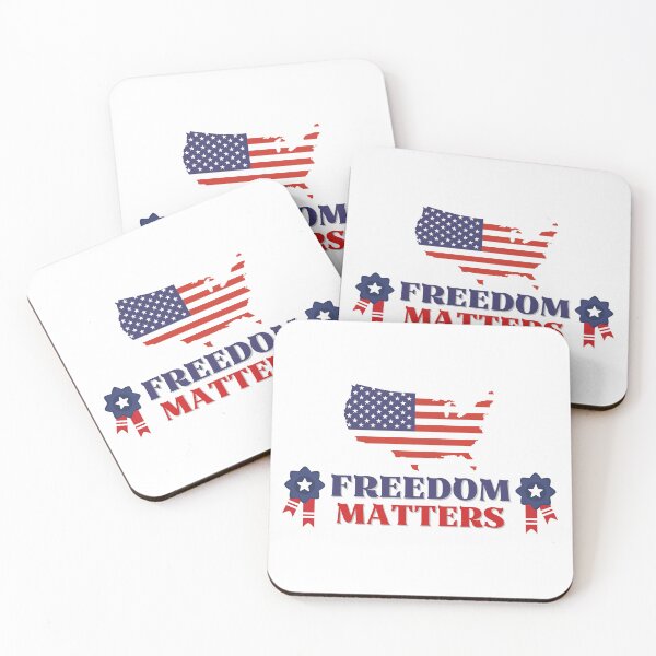Item preview, freedom matters Independence Day 4th of july designed and sold by MizMed ⭐⭐⭐⭐⭐.