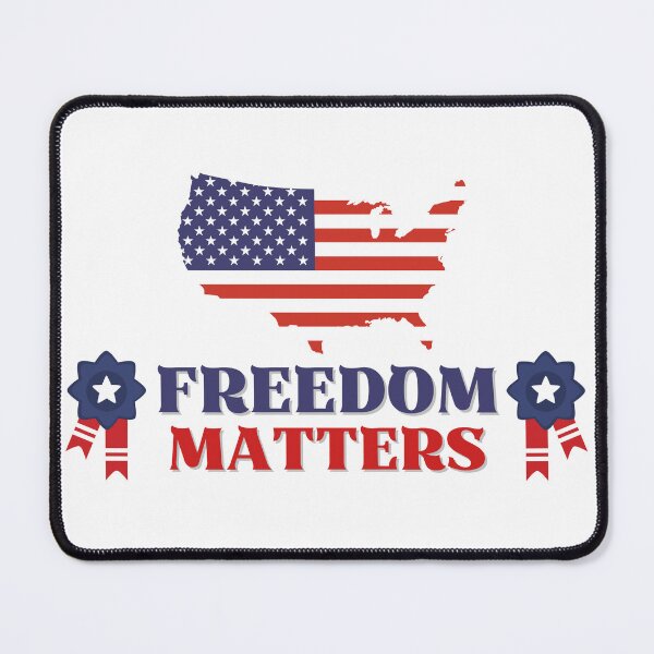 Item preview, freedom matters Independence Day 4th of july designed and sold by MizMed ⭐⭐⭐⭐⭐.