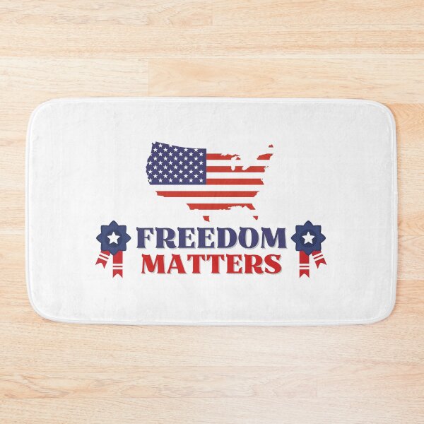 Item preview, freedom matters Independence Day 4th of july designed and sold by MizMed ⭐⭐⭐⭐⭐.