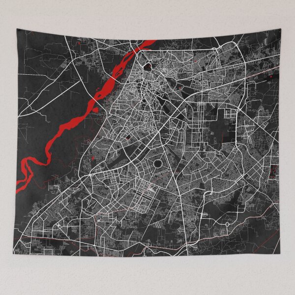 Item preview, Lahore City Map of Punjab, Pakistan - Oriental designed and sold by deMAP.
