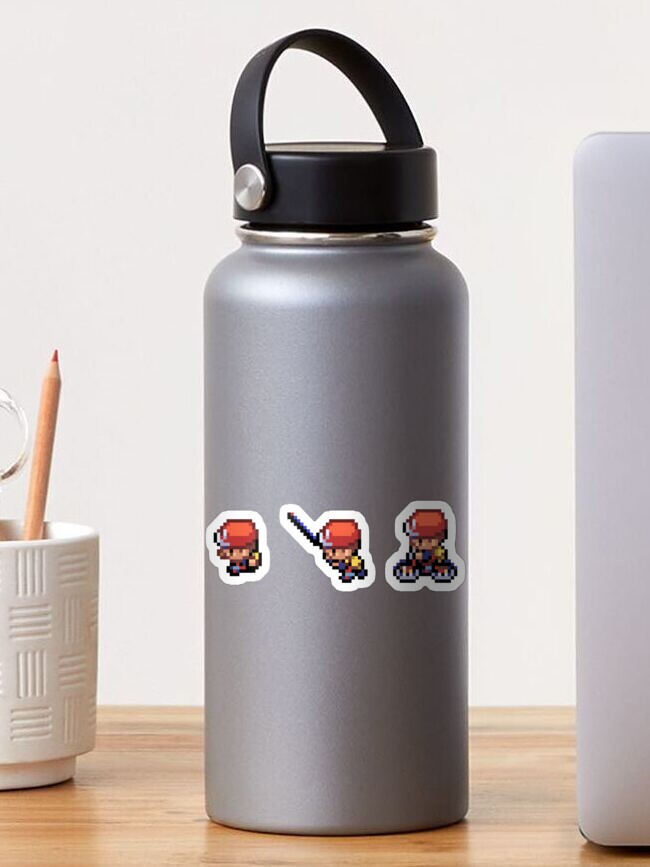 Red 3 Pixel Sprites | Sticker