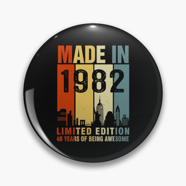 Item preview, Made In 1982 Limited Edition 40 Years Of Being Awesome Essential T-Shirt designed and sold by OnaPolanco.