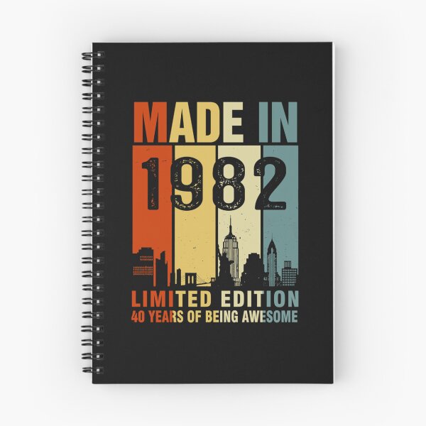 Item preview, Made In 1982 Limited Edition 40 Years Of Being Awesome Essential T-Shirt designed and sold by OnaPolanco.