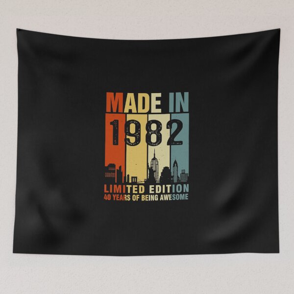 Item preview, Made In 1982 Limited Edition 40 Years Of Being Awesome Essential T-Shirt designed and sold by OnaPolanco.