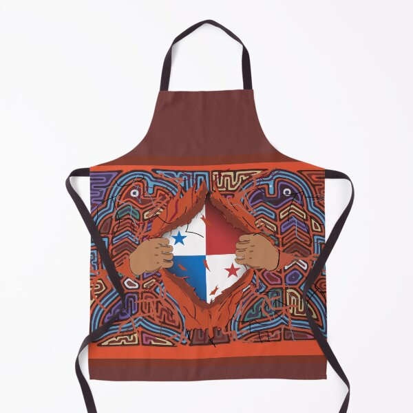Item preview, beautiful illustration of a mola from sanblas with panama flag designed and sold by Melquidedec.