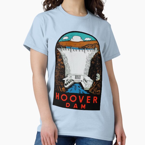 Item preview, Hoover Dam Vintage Travel Decal designed and sold by hilda74.