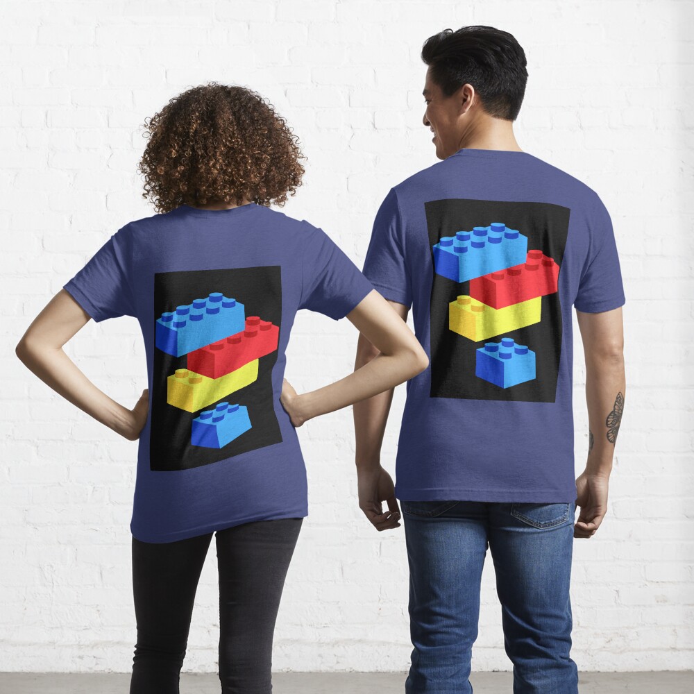 "Bricks" Tshirt for Sale by Chillee Redbubble minifig tshirts