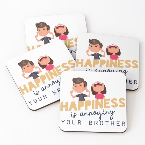 Item preview, Happiness is annoying your brother designed and sold by Badrart.