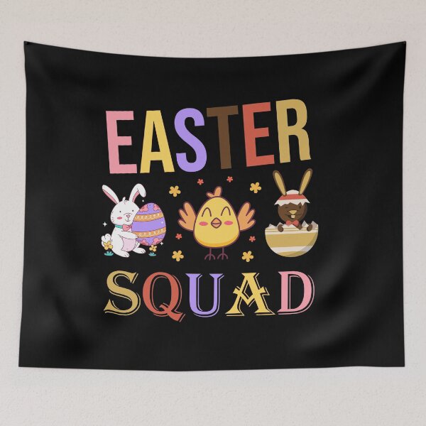 Item preview, Easter Squad ,Easter Holidays,Easter Pun,Funny Bunny Lovers Colorful Gift designed and sold by pedrored369.