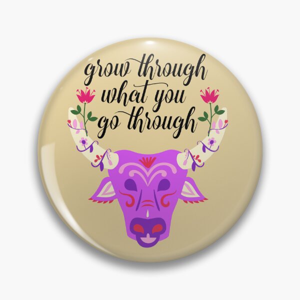 Item preview, Grow through what you go through designed and sold by hippiemomdesign.