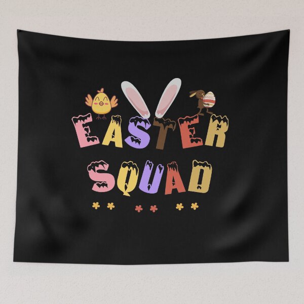 Item preview, Easter Squad ,Easter Holidays,Easter Pun,Cool Bunny Lovers Colorful Design designed and sold by pedrored369.