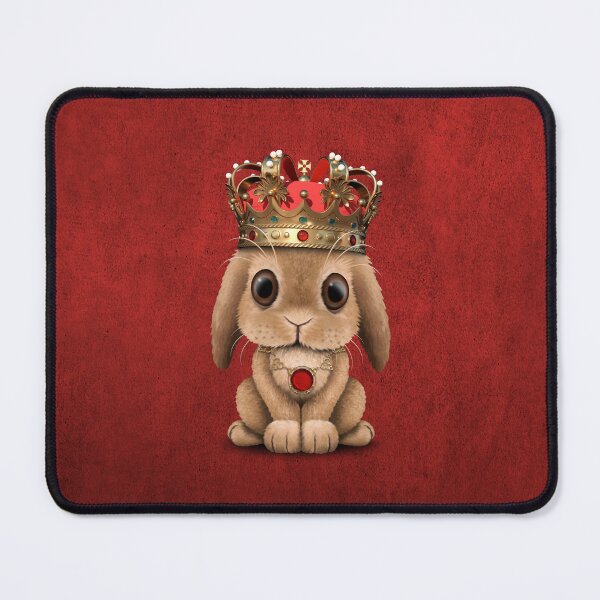 Item preview, Cute Royal Bunny Wearing Crown  designed and sold by JeffBartels.