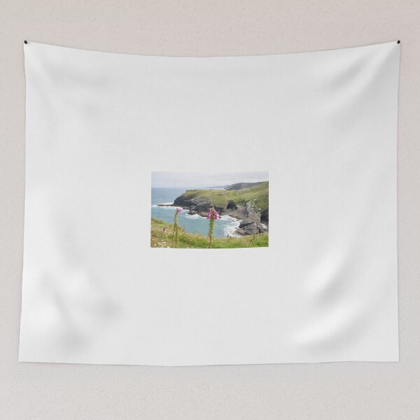 Item preview, Cornish Coastline with flowers  designed and sold by Pauws99.