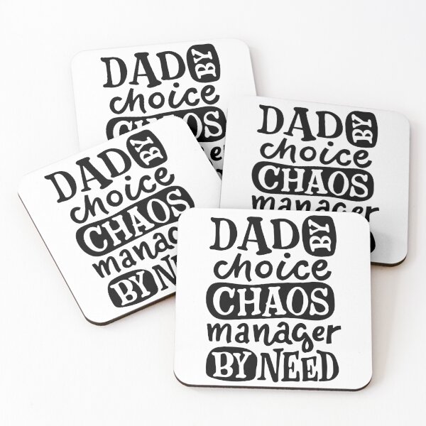 Item preview, DAD By Choice Chaos Manager By Need, Design For Daddy designed and sold by PROMEN Creativity.