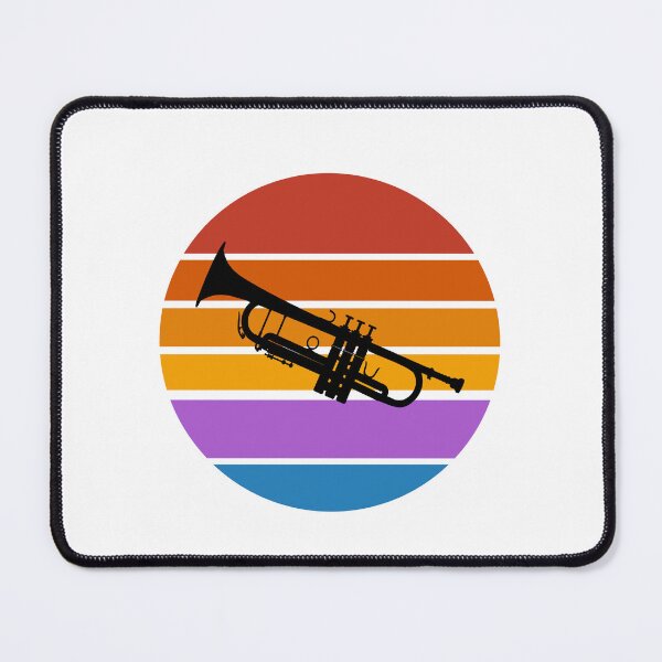 Item preview, Vintage Sunset Trumpet  - Trumpeter Retro Colors designed and sold by Inspirationmotivation.