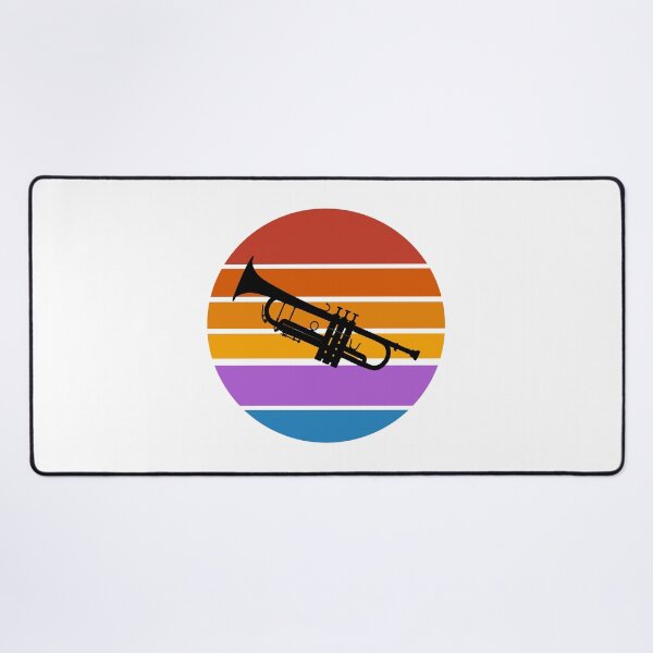Item preview, Vintage Sunset Trumpet - Trumpeter Retro Colors designed and sold by Inspirationmotivation.