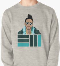Russ Flache Karikatur Sweatshirt