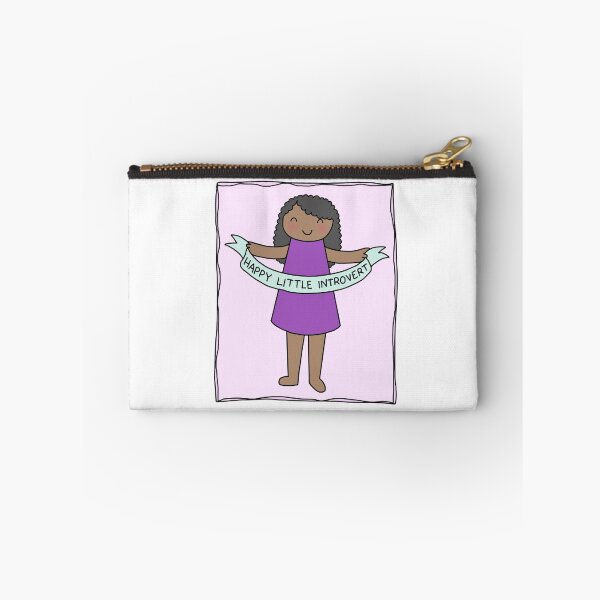 Item preview, Happy Little Introvert Girl #1 designed and sold by Introvert Doodles.